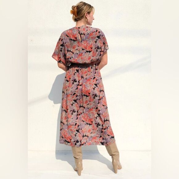 🎉 NWT No. 6 Willa Dress Flame Camellia - Picture 7 of 17